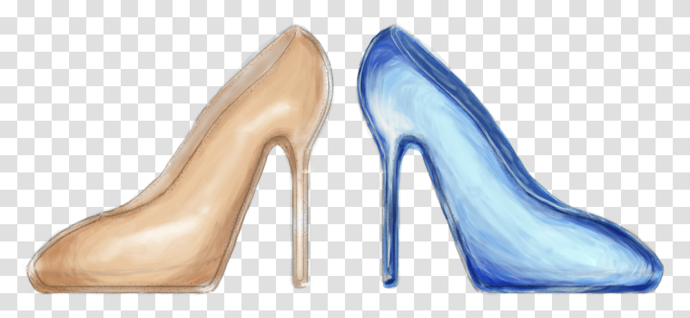 Cinderella Slippers Compare Basic Pump, Apparel, Shoe, Footwear Transparent Png
