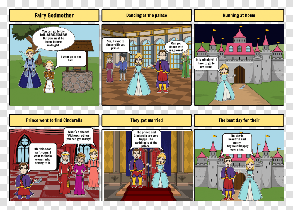 Cinderella Story Cartoon, Comics, Book, Person, Human Transparent Png