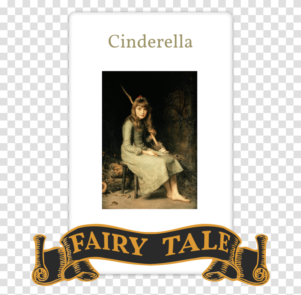 Cinderella Tale Short Story John Everett Millais Cinderella, Person, Human, Advertisement, Poster Transparent Png