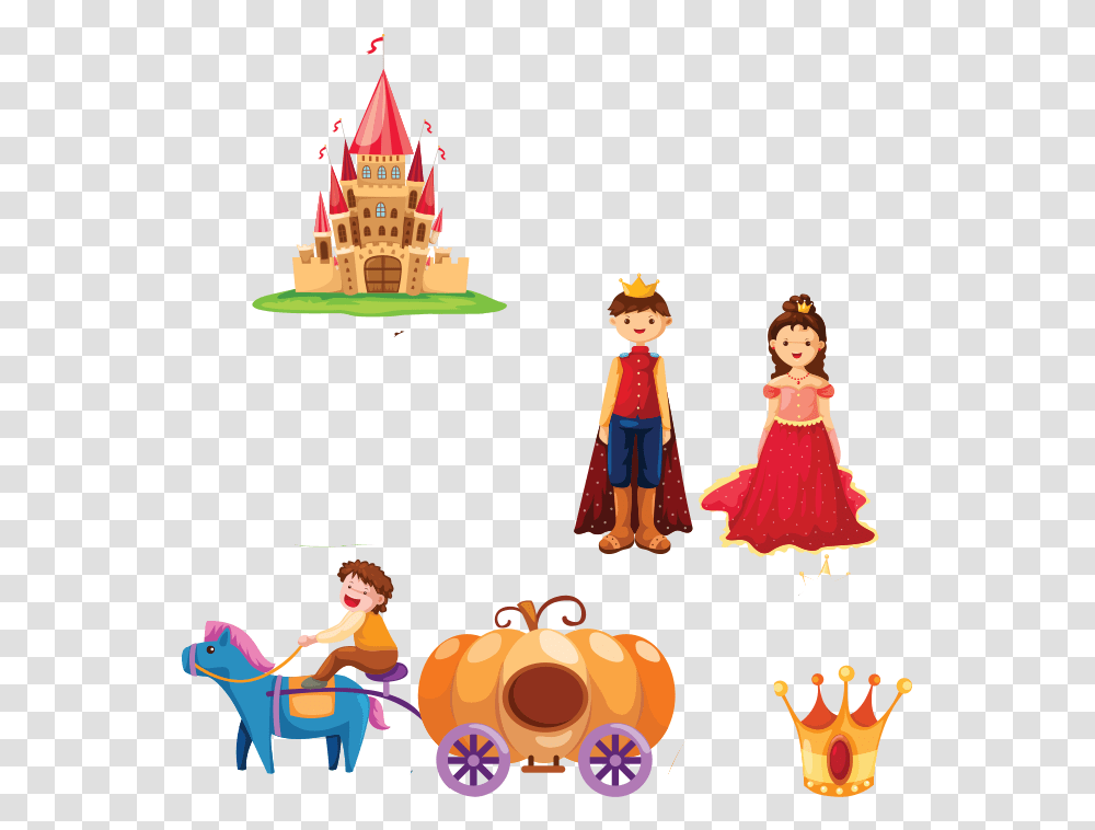 Cinderellaquots Castle Fairy Tale Characters Preschool, Person, Human, Toy, Boat Transparent Png
