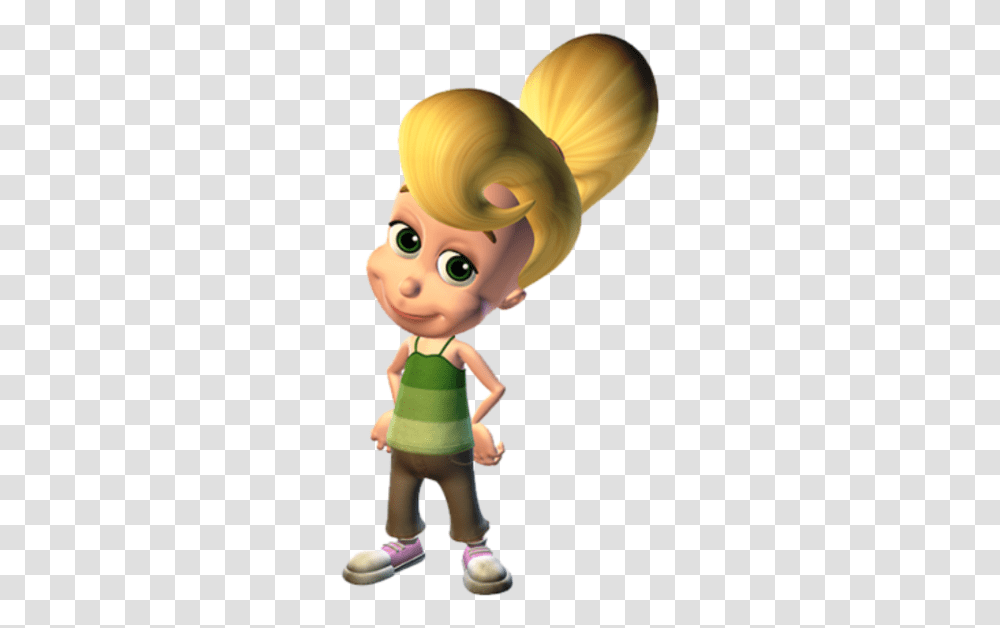 Cindy Jimmy Neutron Movie, Doll, Toy, Green, Alien Transparent Png