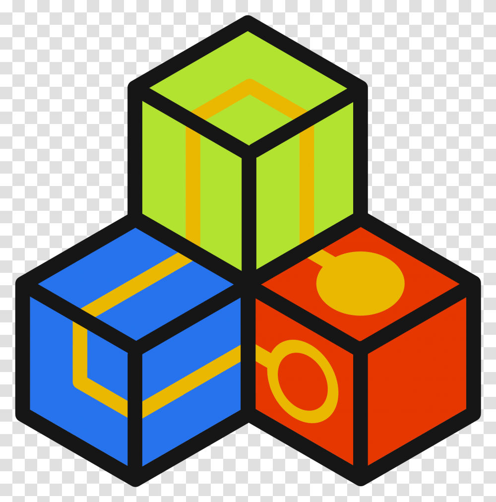 Cinema Box Clipart Microservices Icon, Rubix Cube, Rug Transparent Png