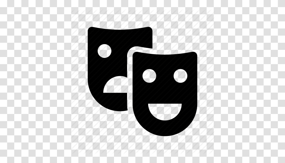 Cinema Entertainment Mask Masks Theater Theatre Icon, Alphabet, Piano Transparent Png