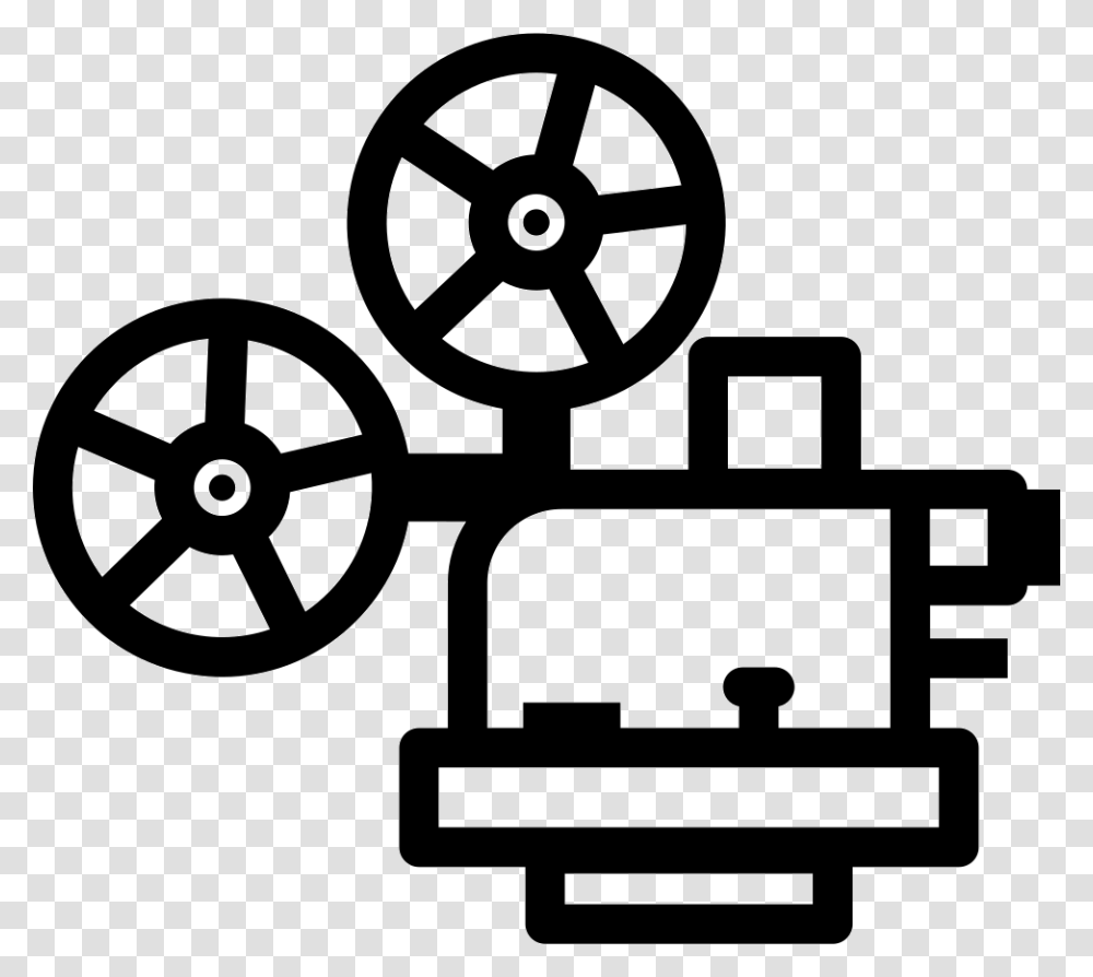 Cinema Projector Cinema Projector, Reel, Locomotive, Train, Vehicle Transparent Png