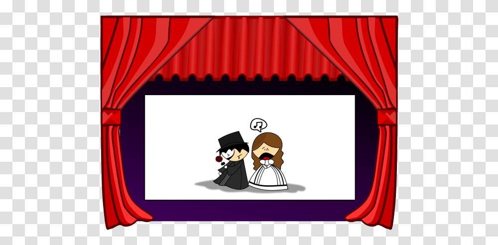 Cinema Stage Vector Drawing See A Movie Cartoon, Interior Design, Indoors, Room, Theater Transparent Png
