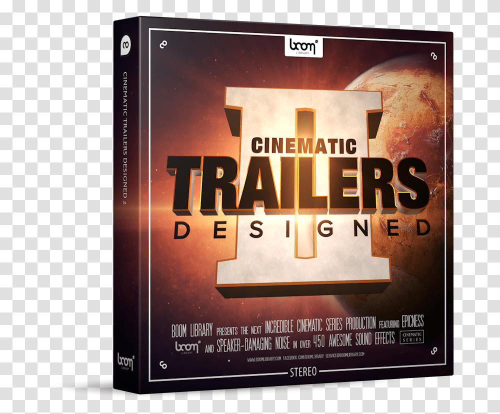 Cinematic Trailers Sound Effects Library Product Box Poster, Advertisement, Flyer, Paper, Brochure Transparent Png