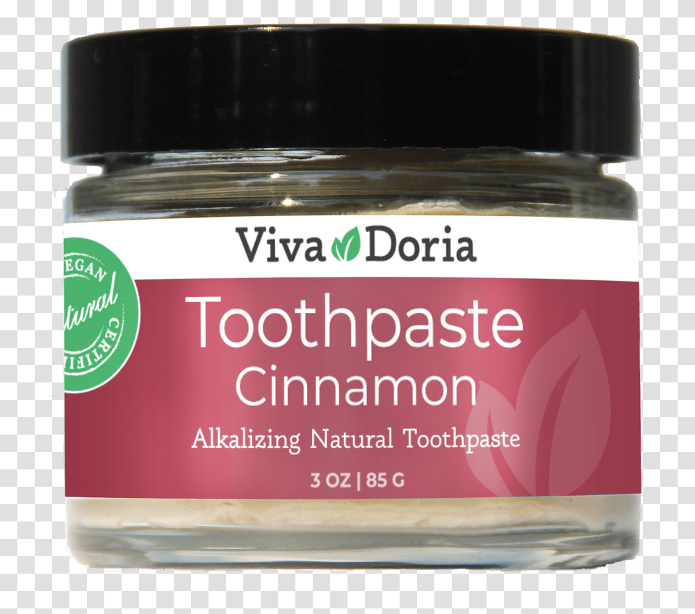 Cinnamon Non Flouride Natural Toothpaste Cosmetics, Plant, Label, Food Transparent Png