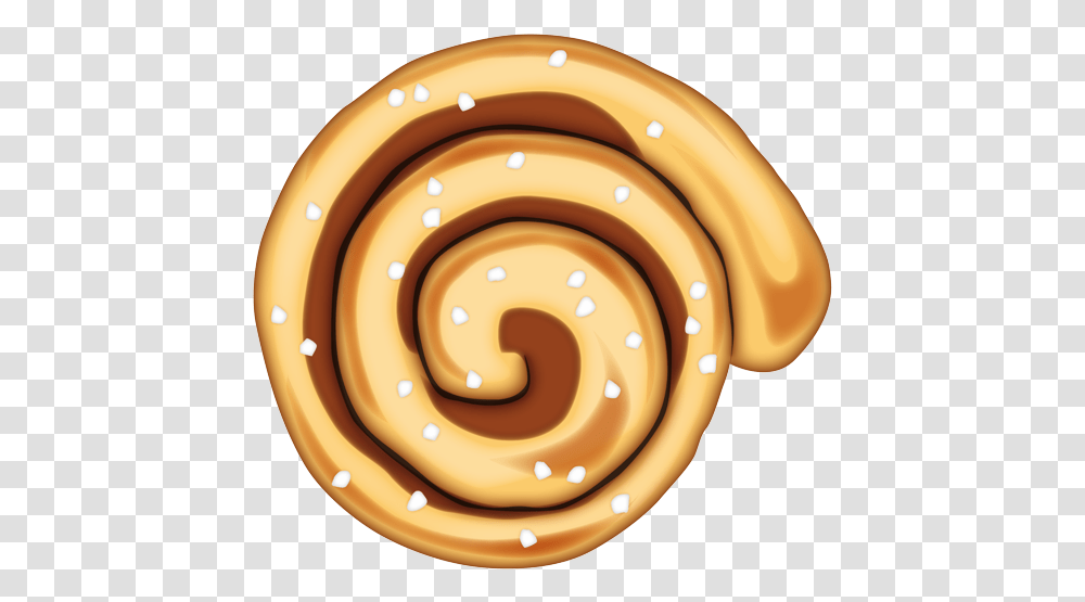 Cinnamon Roll Emoji, Sweets, Food, Spiral, Coil Transparent Png
