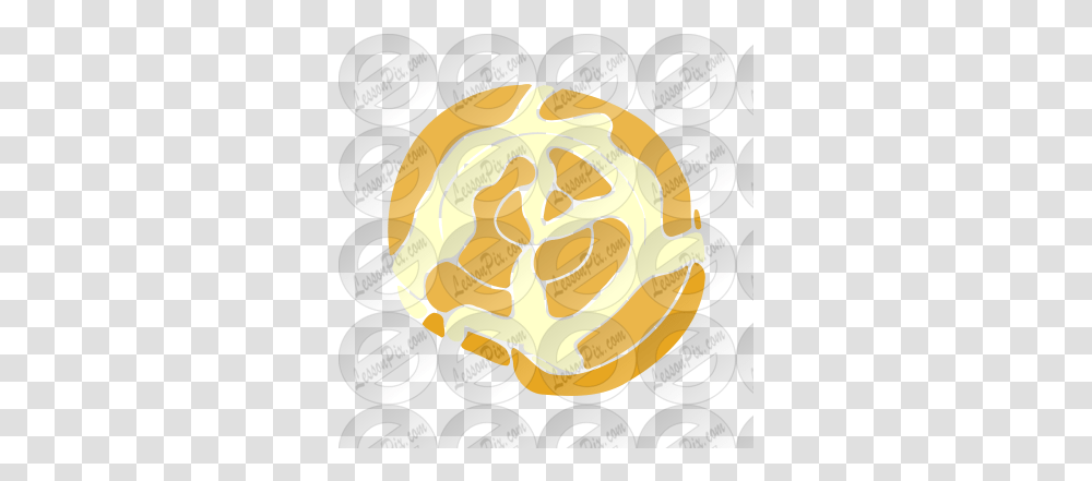 Cinnamon Roll Stencil For Classroom Therapy Use Great Circle, Food, Bread, Dessert, Text Transparent Png