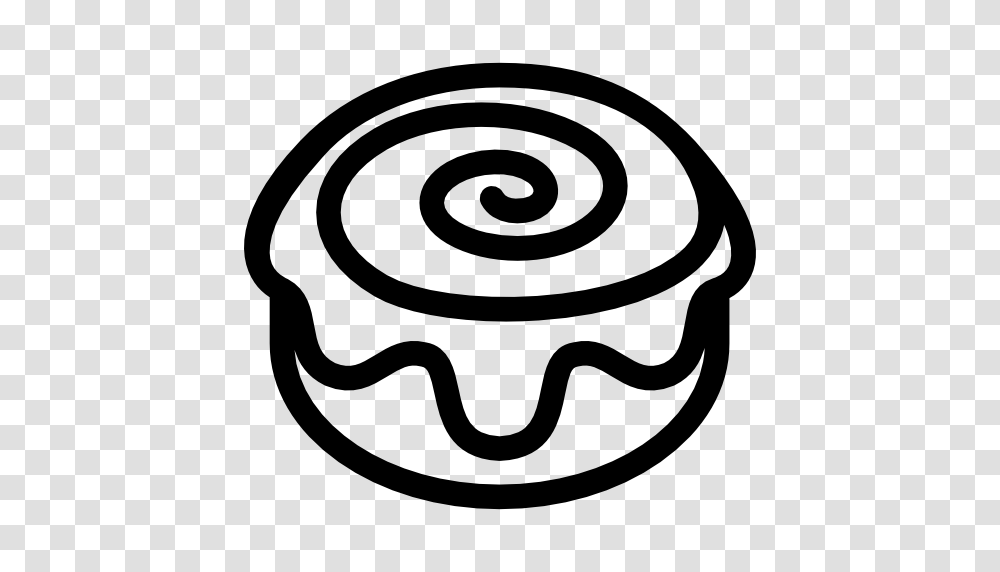Cinnamon Roll Sticky Bun Frosting Icing Clip Art, Spiral, Rug, Coil Transparent Png
