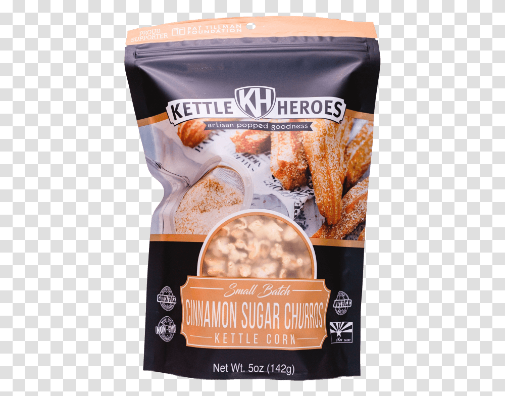 Cinnamon Sugar Churros Kettle Corn Whole Grain, Sesame, Seasoning, Food, Ice Cream Transparent Png