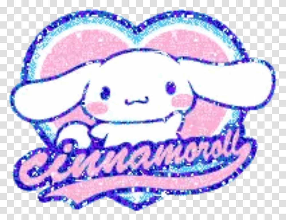 Cinnamoroll Kawaii Sparkles Glitter Pink Blue Cute Cinnamoroll And Friends Transparent Png