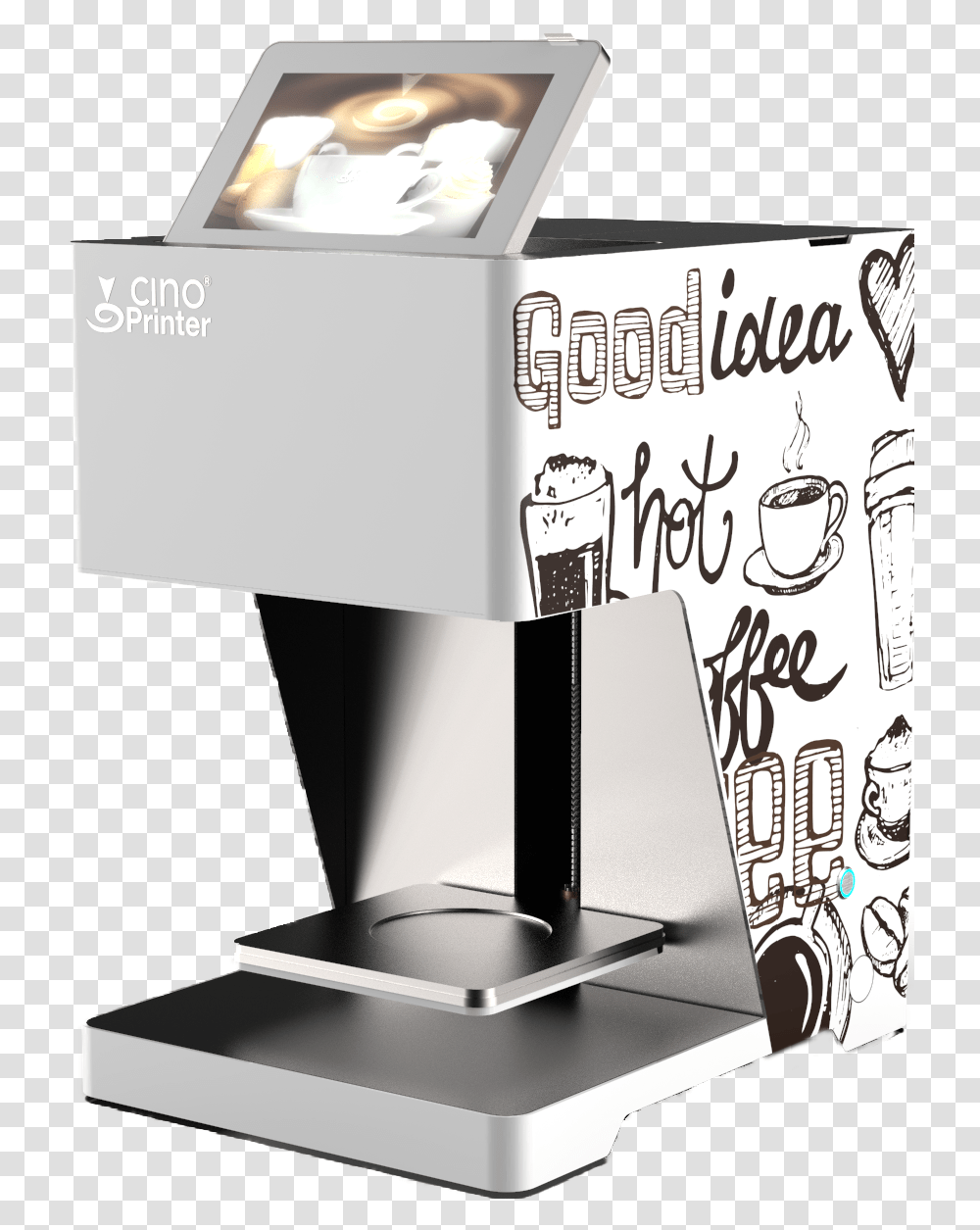 Cino Printer Coffee, Lamp, Label, Scale Transparent Png