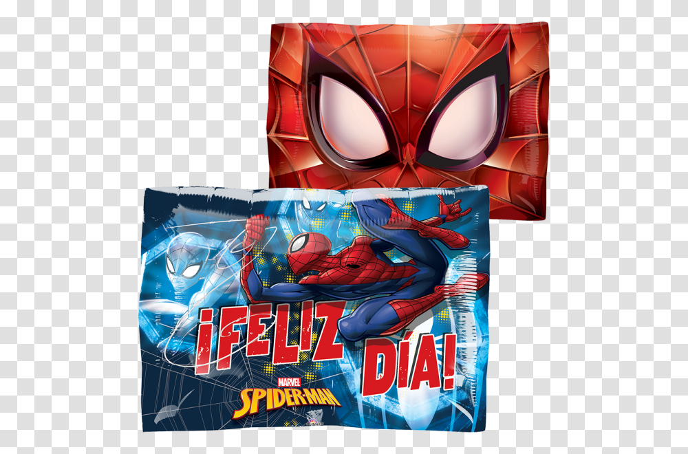 Cintas De Disponible En Globos Spiderman Metalico, Advertisement, Poster Transparent Png