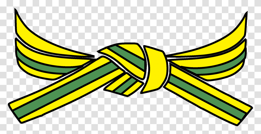 Cinturon Amarillo Karate, Knot, Rope Transparent Png