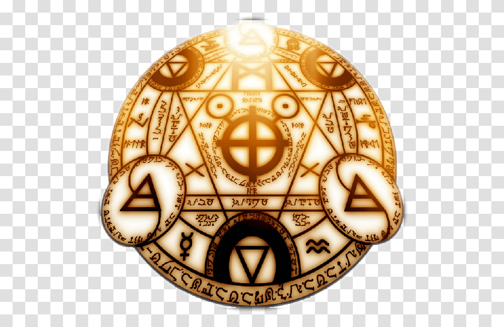 Circle Alchemy Anime Magic Fullmetalalchemist Gold Alchemy, Wristwatch, Clock Tower, Architecture, Building Transparent Png