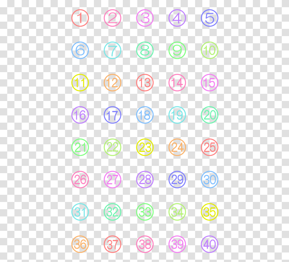 Circle, Alphabet, Number Transparent Png