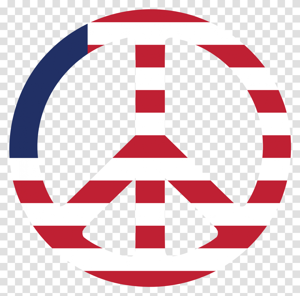 Circle American Flag, Logo, Trademark, Star Symbol Transparent Png