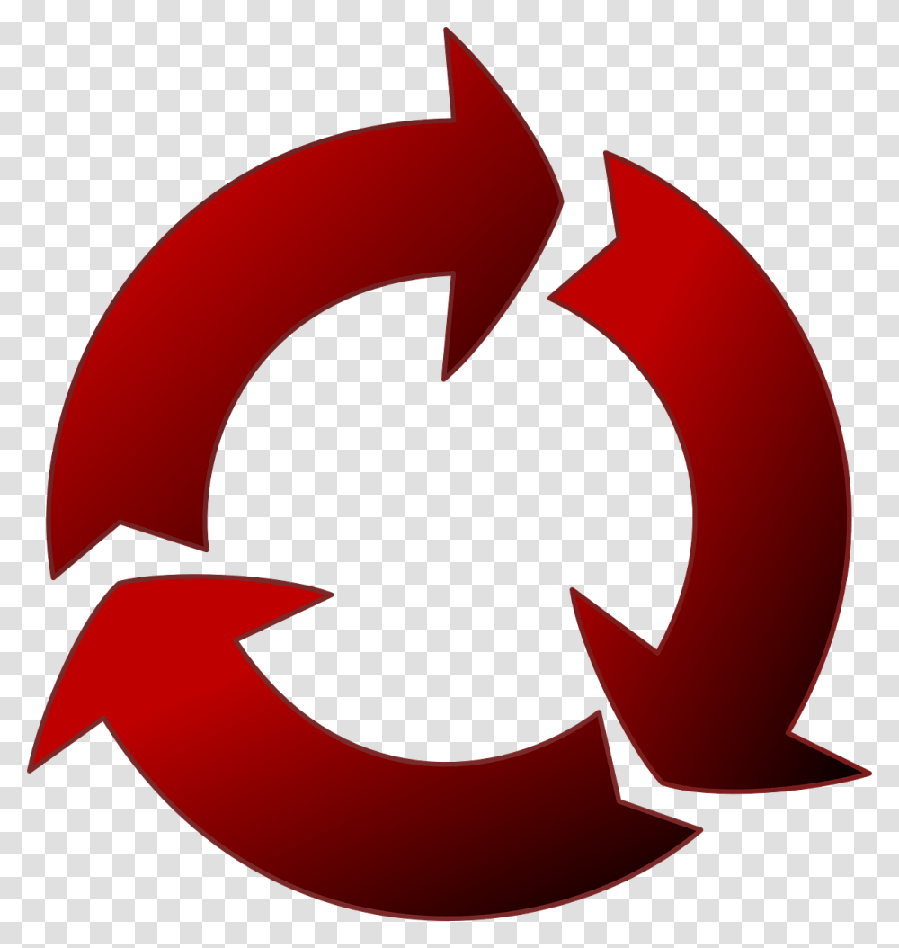 Circle Arrows Recycle Reuse Symbol Logo Arrows Circle Red Arrows Circle, Axe, Tool, Recycling Symbol Transparent Png