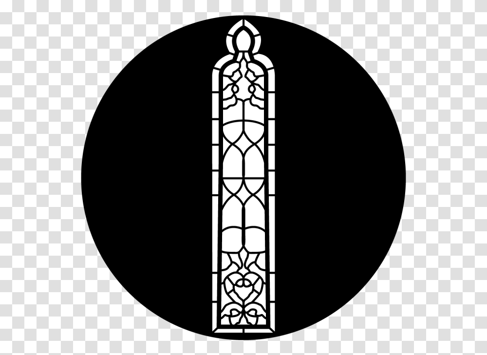 Circle, Stained Glass, Cross Transparent Png