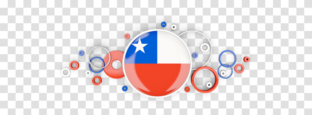 Circle Background Illustration Of Flag Chile Background Bangladesh Flag, Symbol, Logo, Graphics, Art Transparent Png