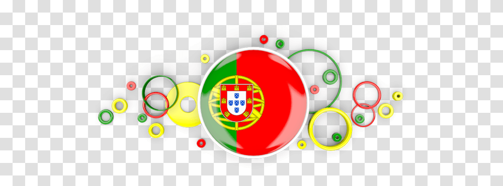 Circle Background Illustration Of Flag Portugal Portugal Flag, Symbol, Logo, Trademark, Graphics Transparent Png