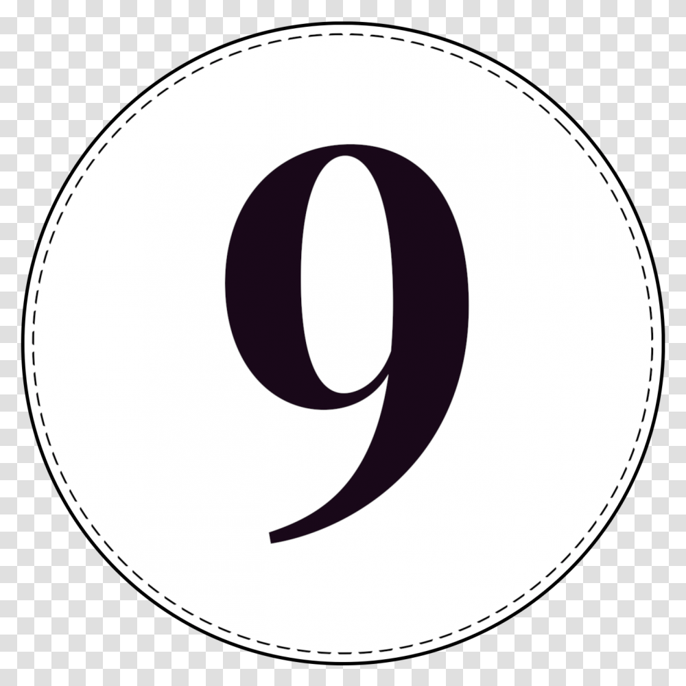 Circle Banner Number Circle, Logo, Trademark Transparent Png