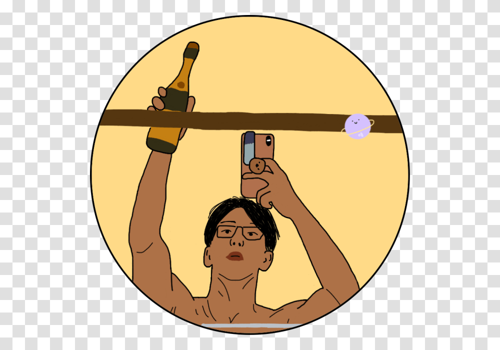 Circle, Beverage, Alcohol, Person, Bottle Transparent Png
