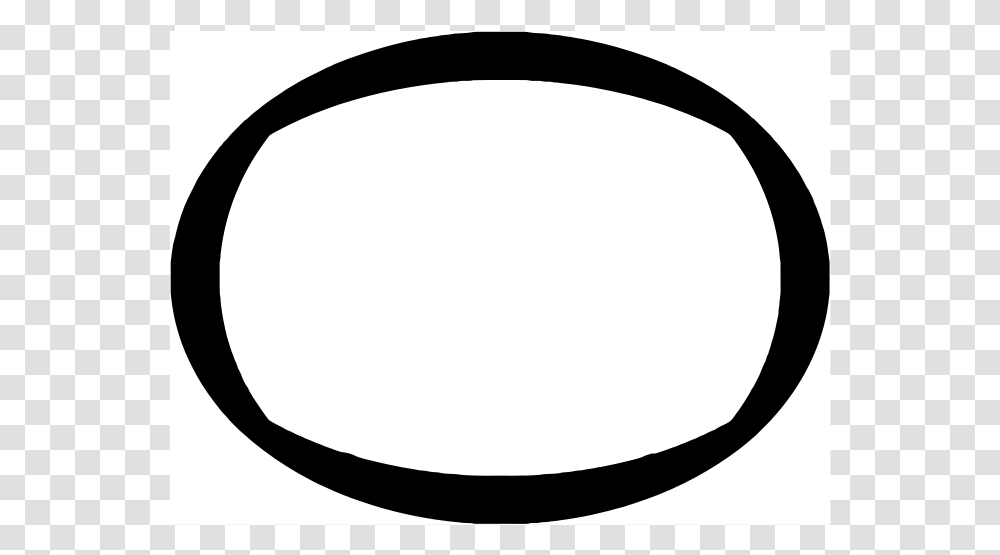 Circle Black And White, Oval Transparent Png