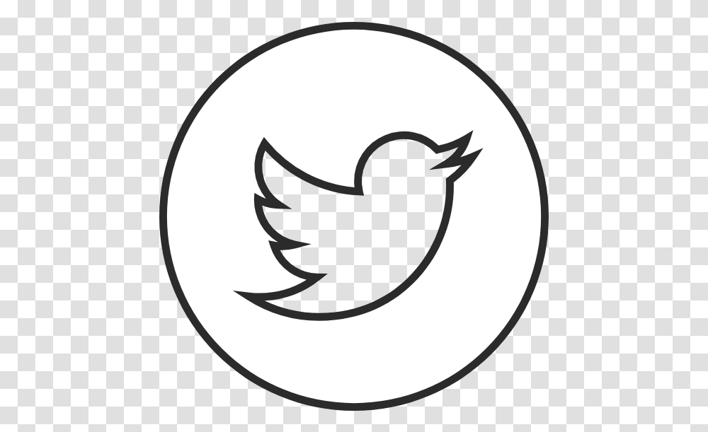 Circle Blank Twitter Graphic Twitter Icons Free Graphics Twitter White Icon, Symbol, Logo, Trademark, Painting Transparent Png
