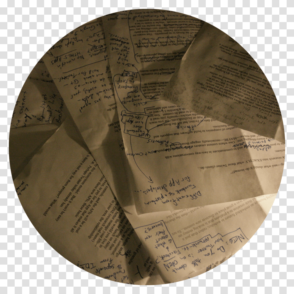 Circle, Book, Sheet Music, Paper Transparent Png