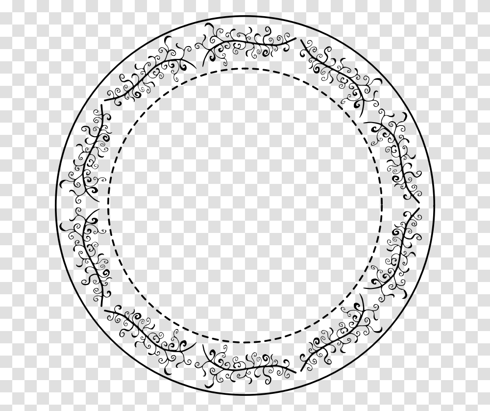 Circle Border Black And White, Gray, World Of Warcraft Transparent Png