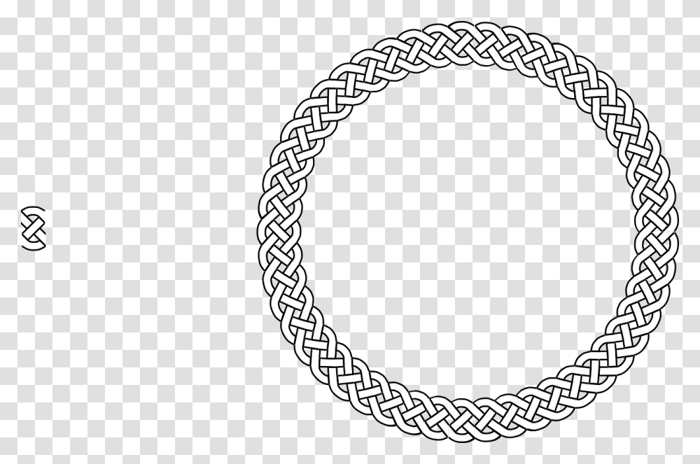 Circle Border Celtic Braid Vector Circle, Oval, Chain, Bracelet, Jewelry Transparent Png