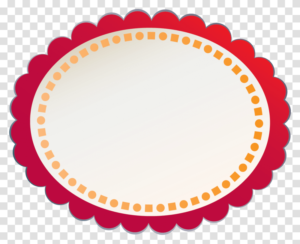 Circle Border With Ribbon, Oval Transparent Png