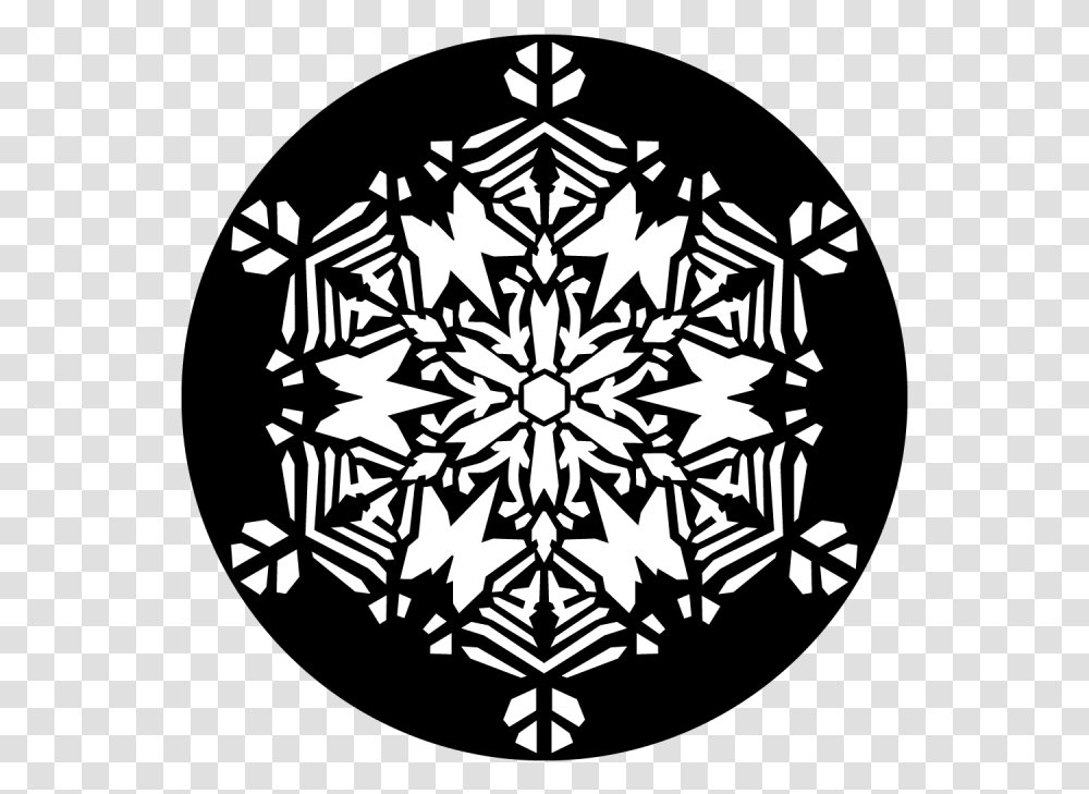 Circle, Chandelier, Lamp, Snowflake, Stencil Transparent Png