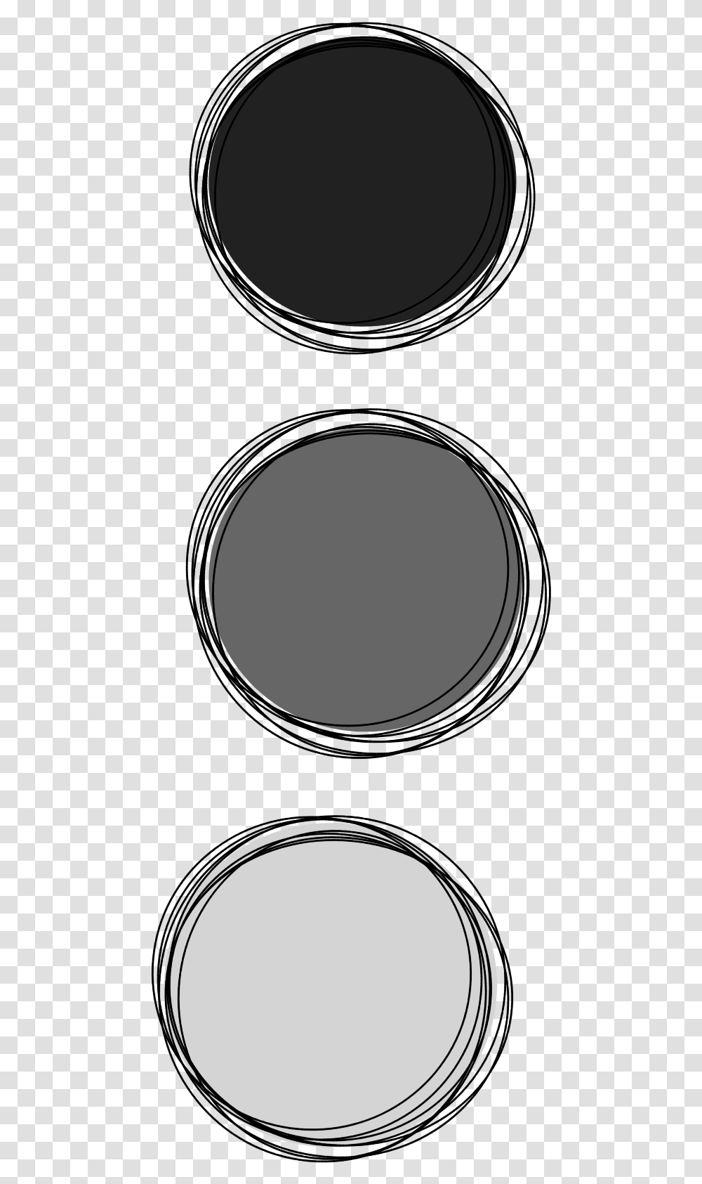Circle Circles Aesthetic Sticker By White And Black Aesthetics, Sphere, Text, Texture, Gray Transparent Png
