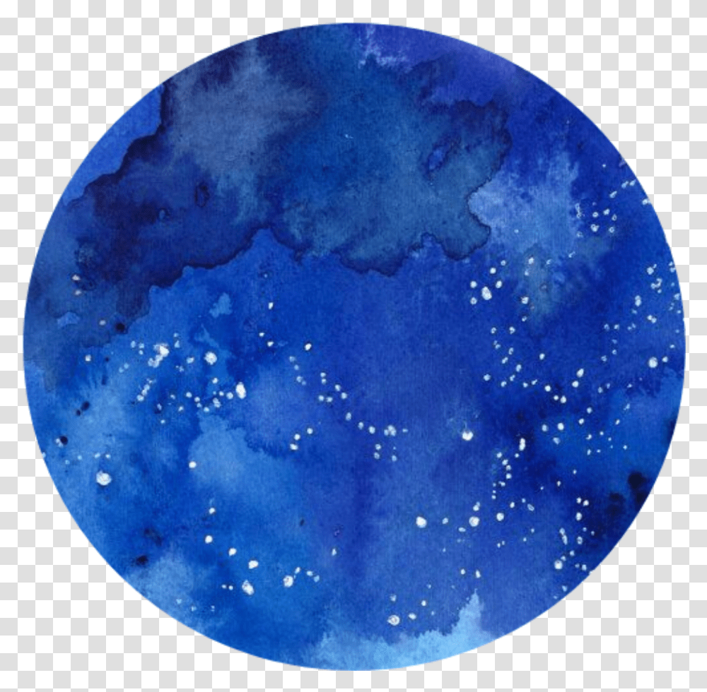 Circle Circles Round Galaxy Star Stars Background Watercolor Circle Background, Moon, Outer Space, Night, Astronomy Transparent Png