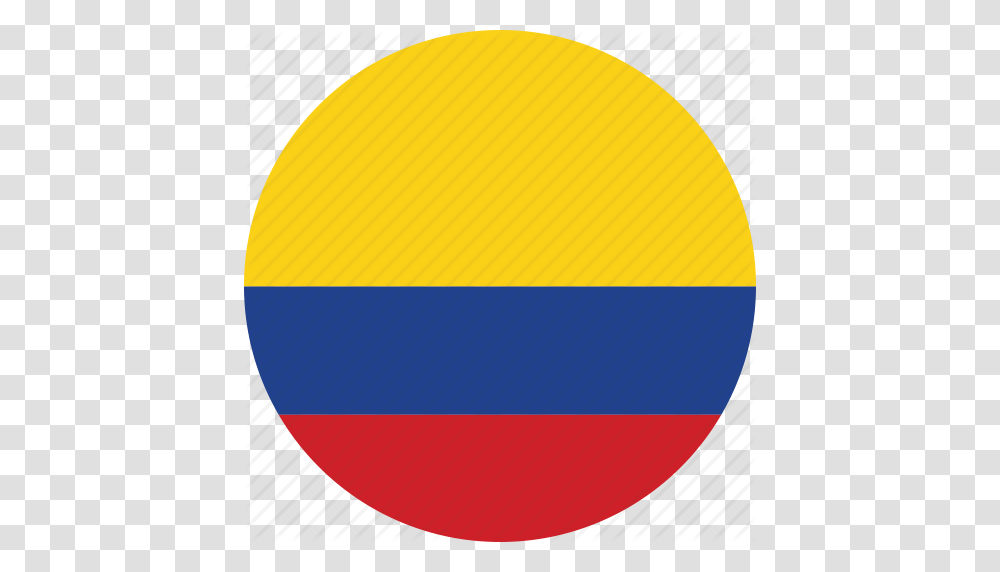 Circle Circular Colombia Colombia Flag Country Flag Flag, Sphere, Balloon, Outer Space, Astronomy Transparent Png