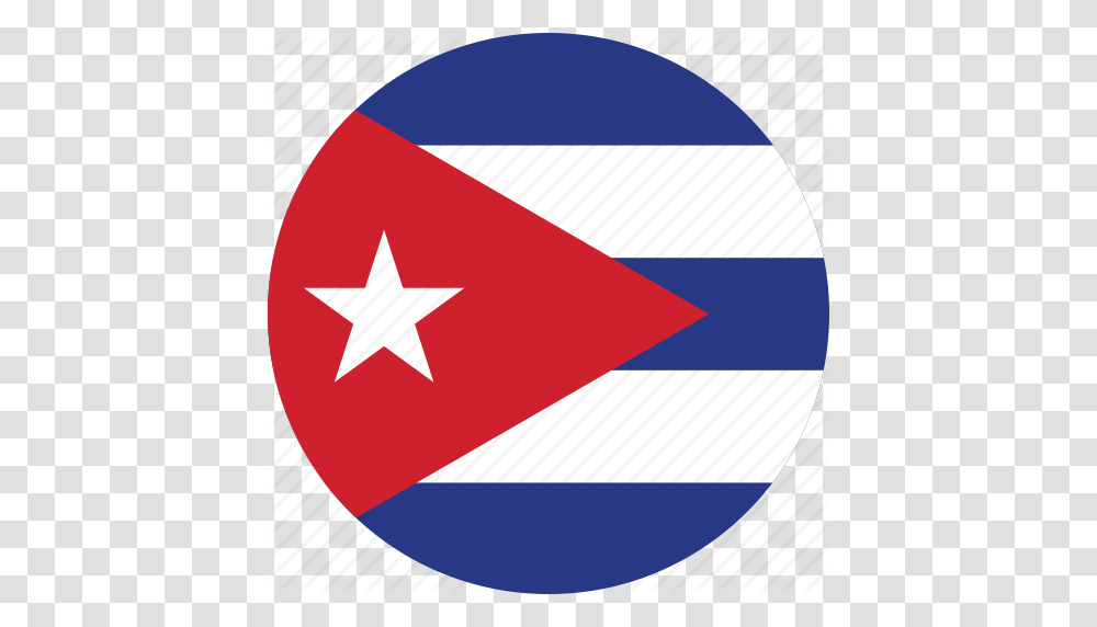 Circle Circular Country Cuba Cuba Flag Flag Flag Of Cuba, Star Symbol, American Flag Transparent Png
