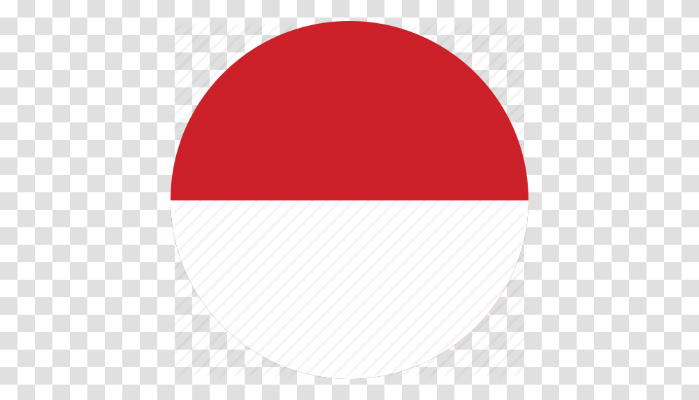 Circle Circular Country Flag Flag Of Indonesia Flags, Balloon, Sign Transparent Png