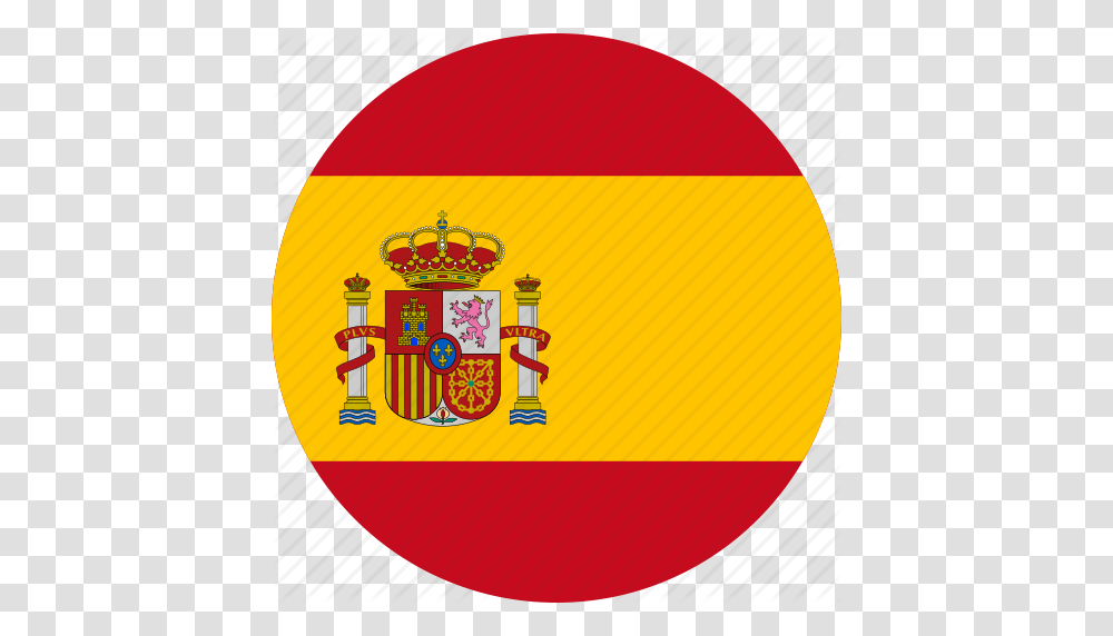 Circle Circular Country Flag Flag Of Spain Flags National, Label, Logo Transparent Png