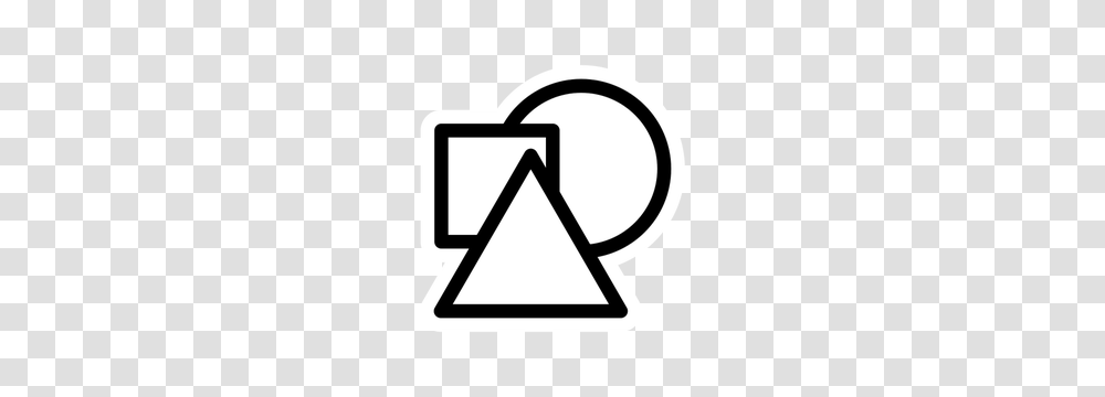 Circle Clip Art Black White, Logo, Trademark, Triangle Transparent Png
