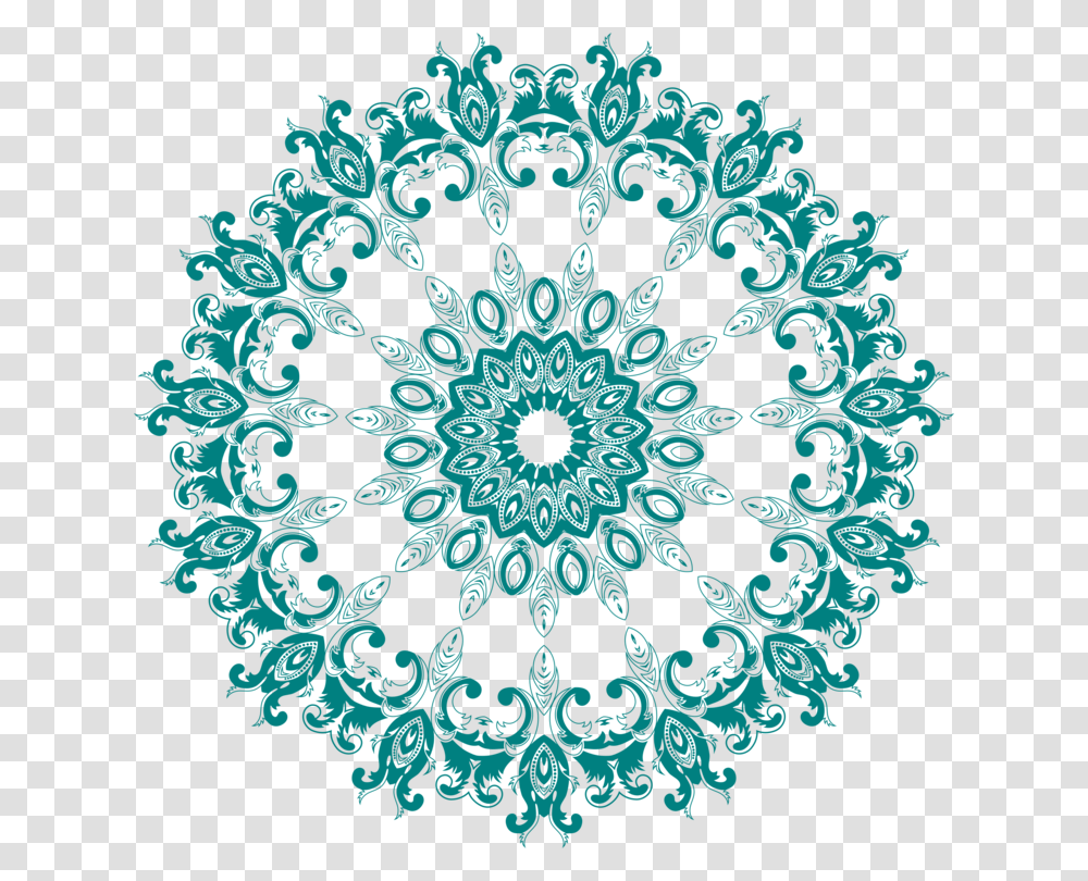 Circle Clipart Flower Navajo Government, Pattern, Ornament, Fractal, Rug Transparent Png