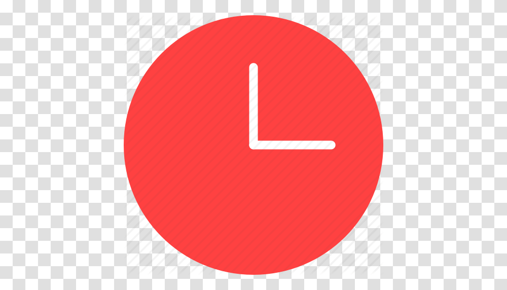 Circle Clock Red Time Timing Watch Icon, Balloon, Sign Transparent Png