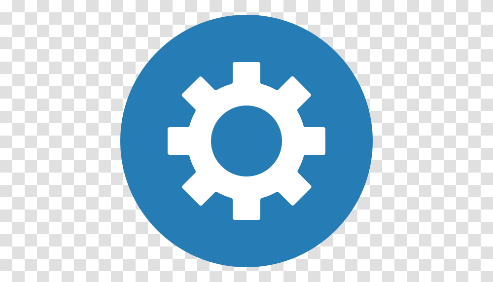 Circle Cog Customize Gear Preferences Settings Icon, Machine, Wheel, Spoke Transparent Png