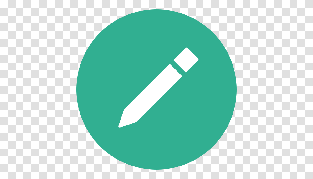 Circle Compose Draw Edit Write Icon, Balloon, Green Transparent Png