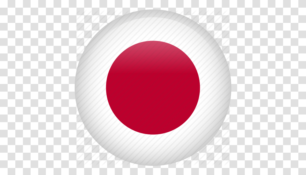 Circle Country Flag Japan Japanese Icon Circle Japan Flag Icon, Balloon, Logo, Symbol, Trademark Transparent Png