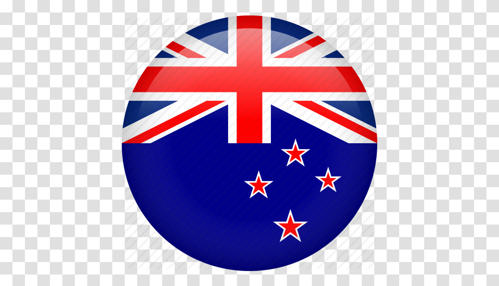 Circle Country Flag Nation National New Zealand Flag Circle Icon, Symbol, Logo, Trademark, Astronomy Transparent Png