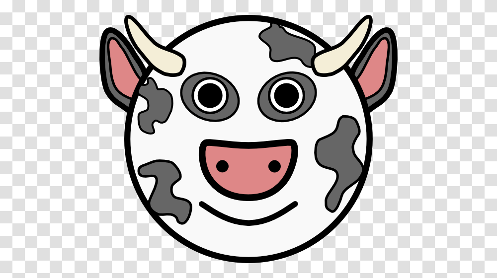 Circle Cow Head Clip Art, Food, Piggy Bank Transparent Png