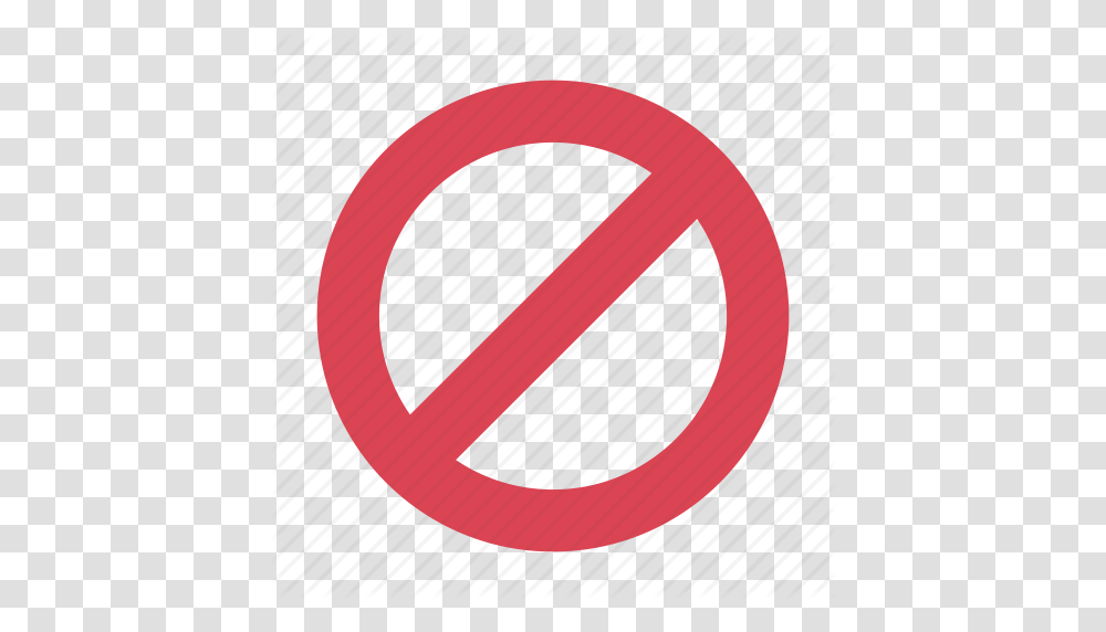 Circle Crossed Forbidden No Prohibited Red Stop Icon, Sign, Road Sign, Rug Transparent Png